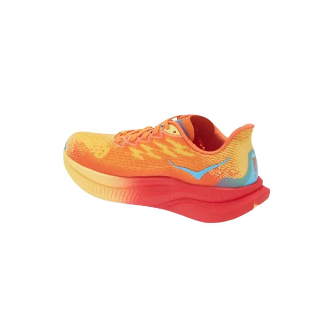 Hoka One Women's Mach 6 Running Shoe - Poppy/Squash